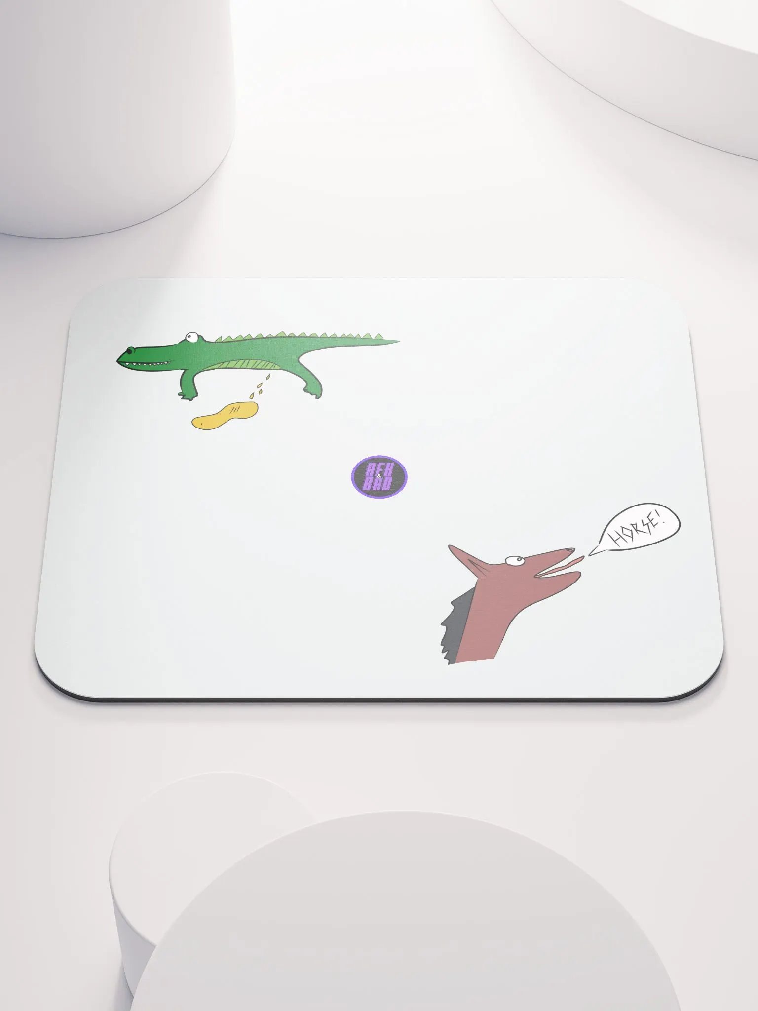 HORSE and CROC Mousepad! product image (1)
