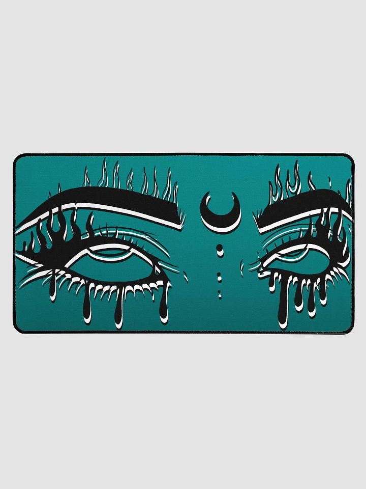 Moon Eyes Desk Mat - Teal product image (1)