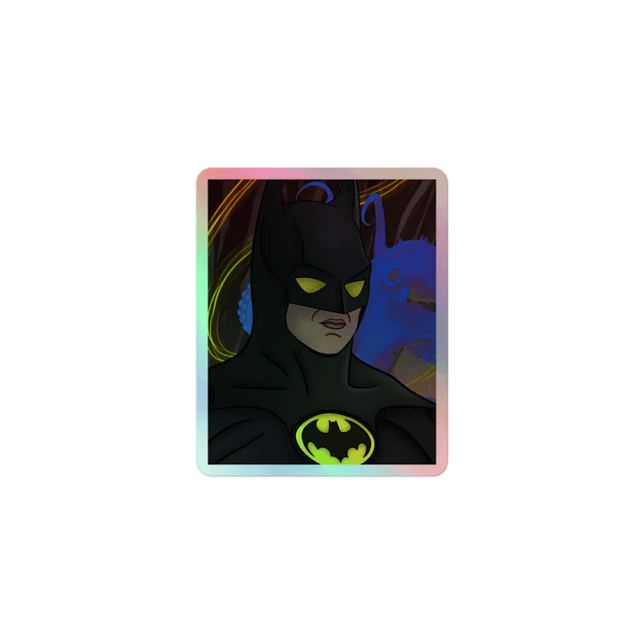 The winged crusader Holographic Sticker product image (1)