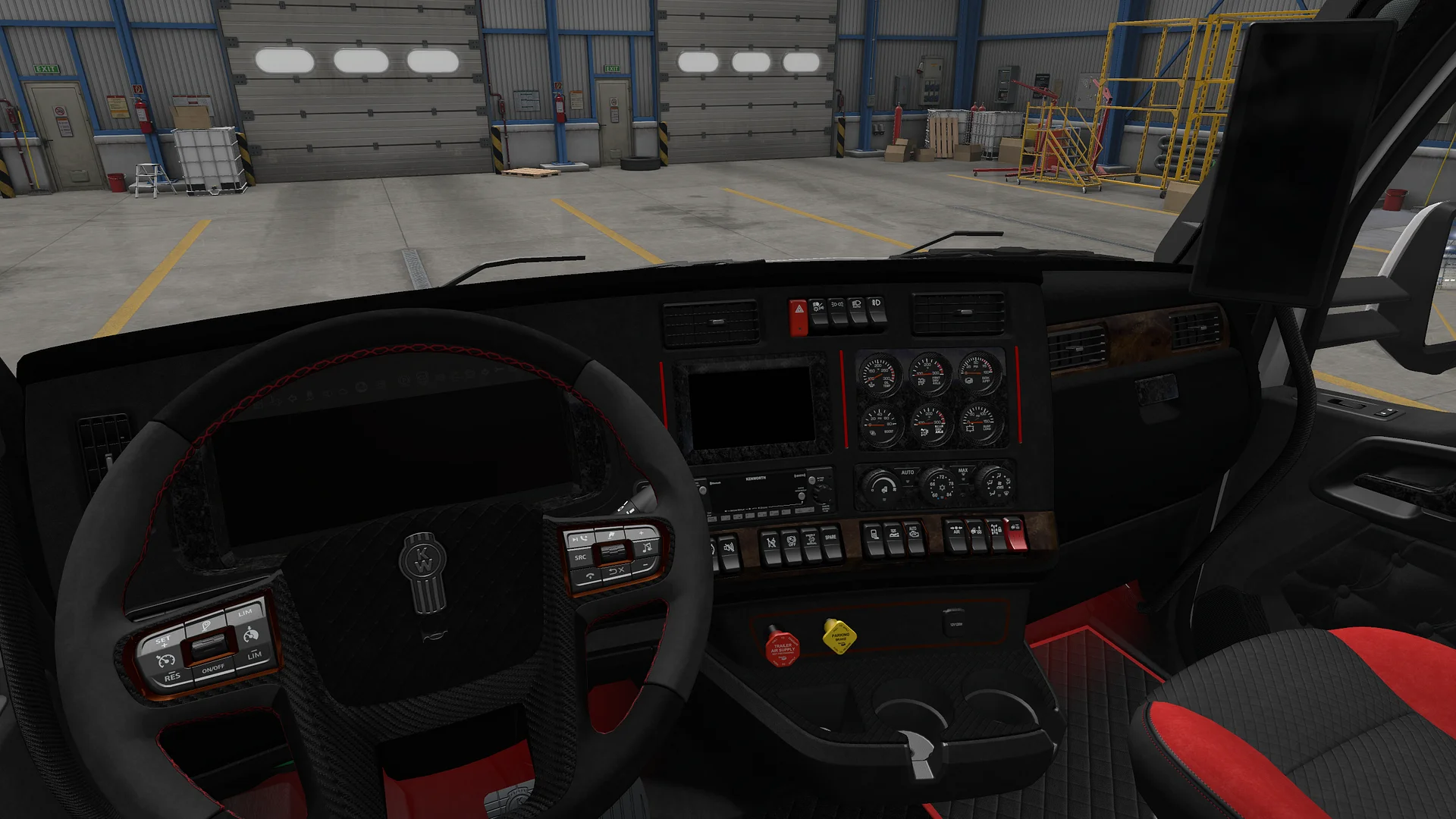 [T680_22-EWI_2] Kenworth T680 2022 SL52 - EnioWorkshop Interior Black v1 product image (2)