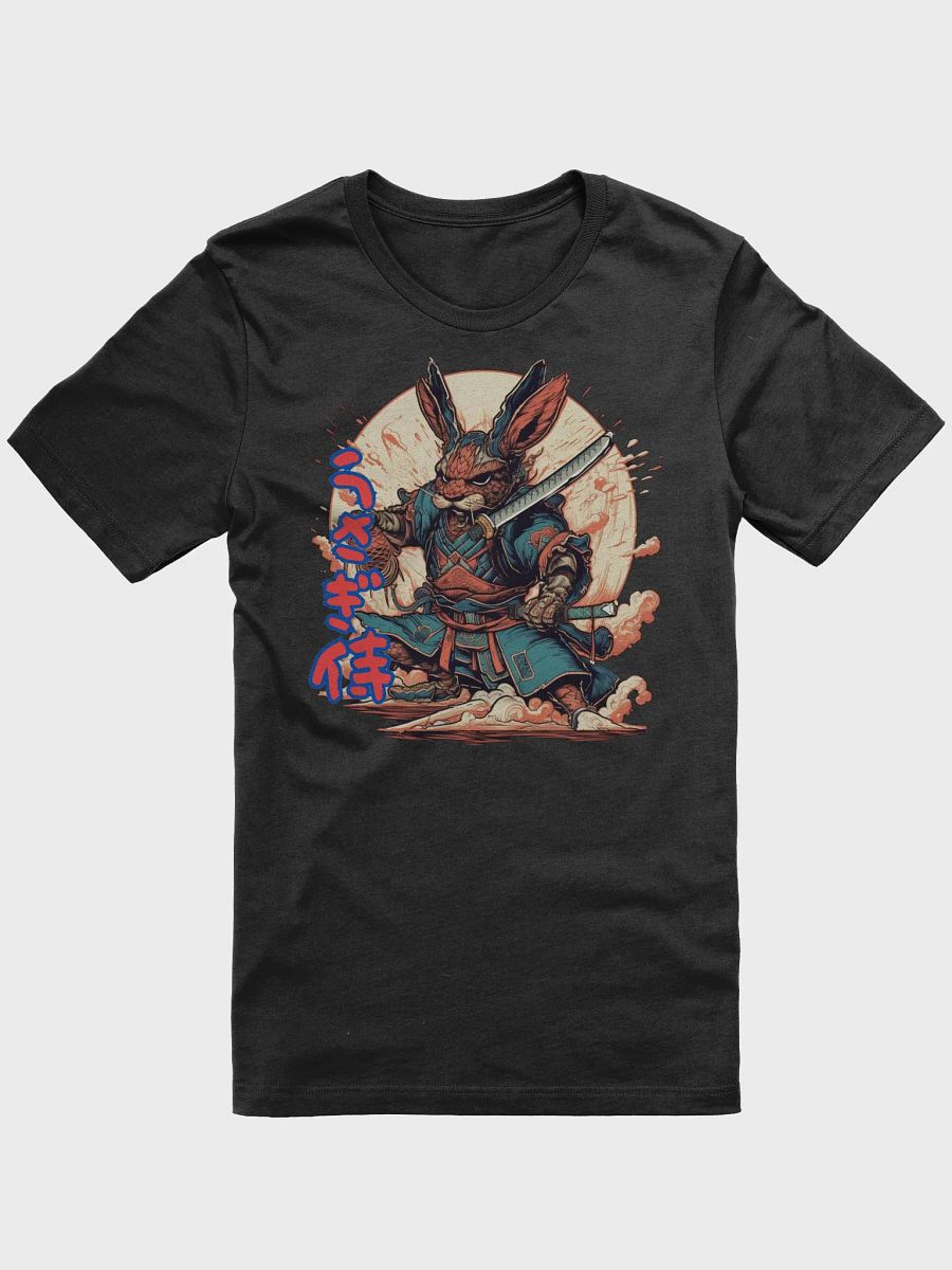 Samurai Bunny Warrior, Japanese Warrior Bunny, Retro Style T-Shirt, Unique Animal Design Tee, Vintage Samurai Art Shirt Classic Tee product image (1)