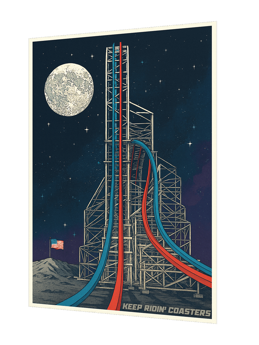 AF1 - Keep Ridin' Coasters 18x24 Inch Poster product image (2)
