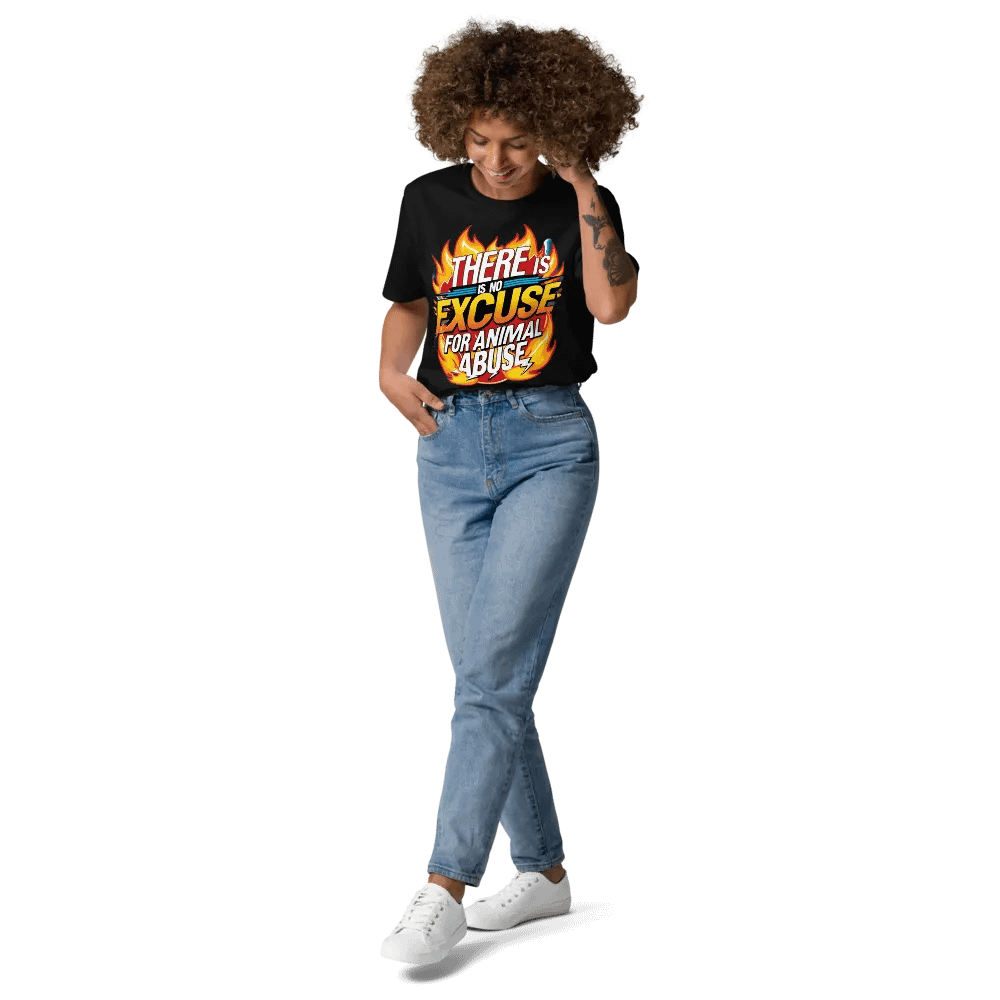 Flaming Message Organic Tee product image (9)