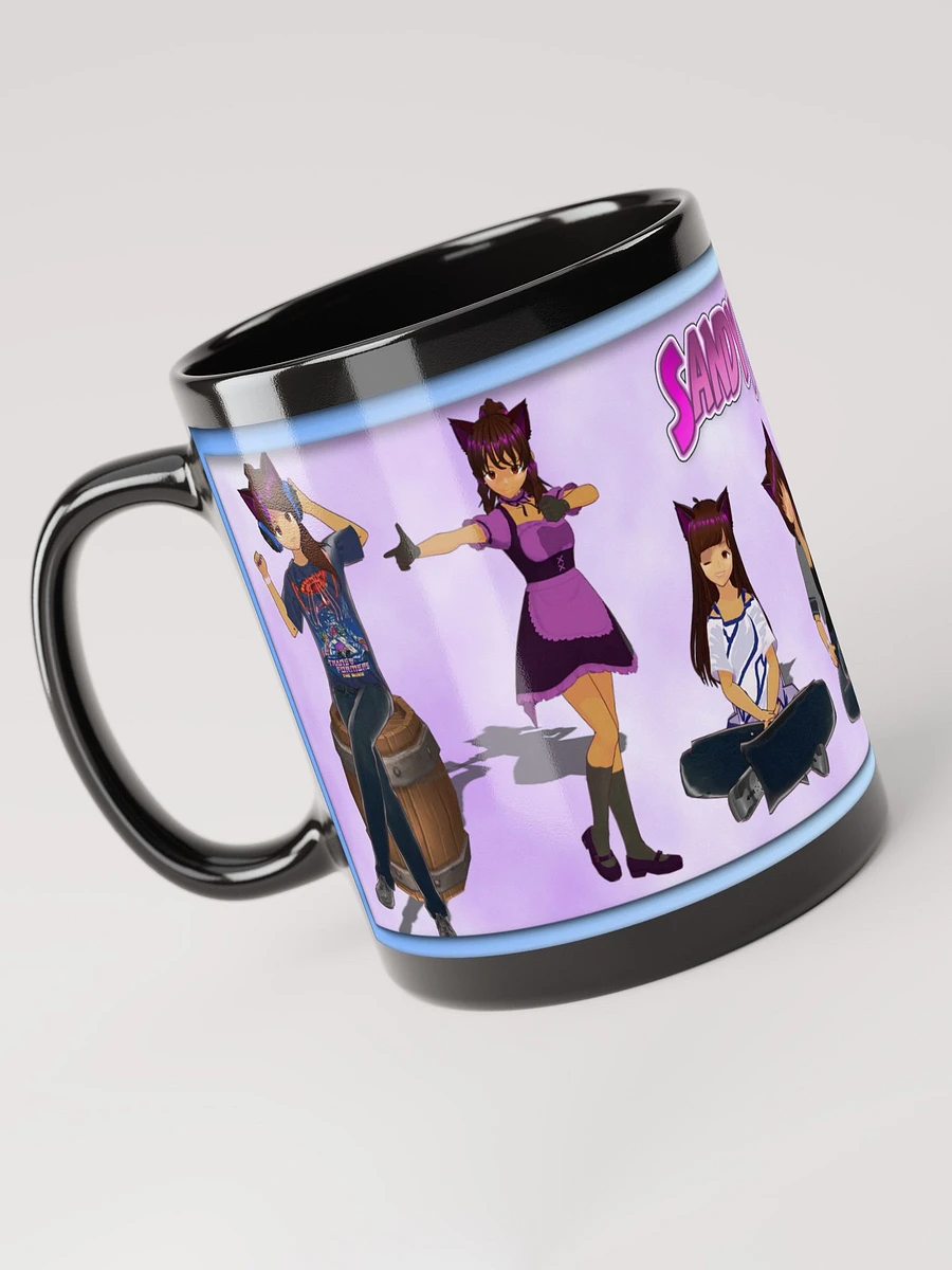 Cat Girls Black Glossy Mug by Mugz product image (4)