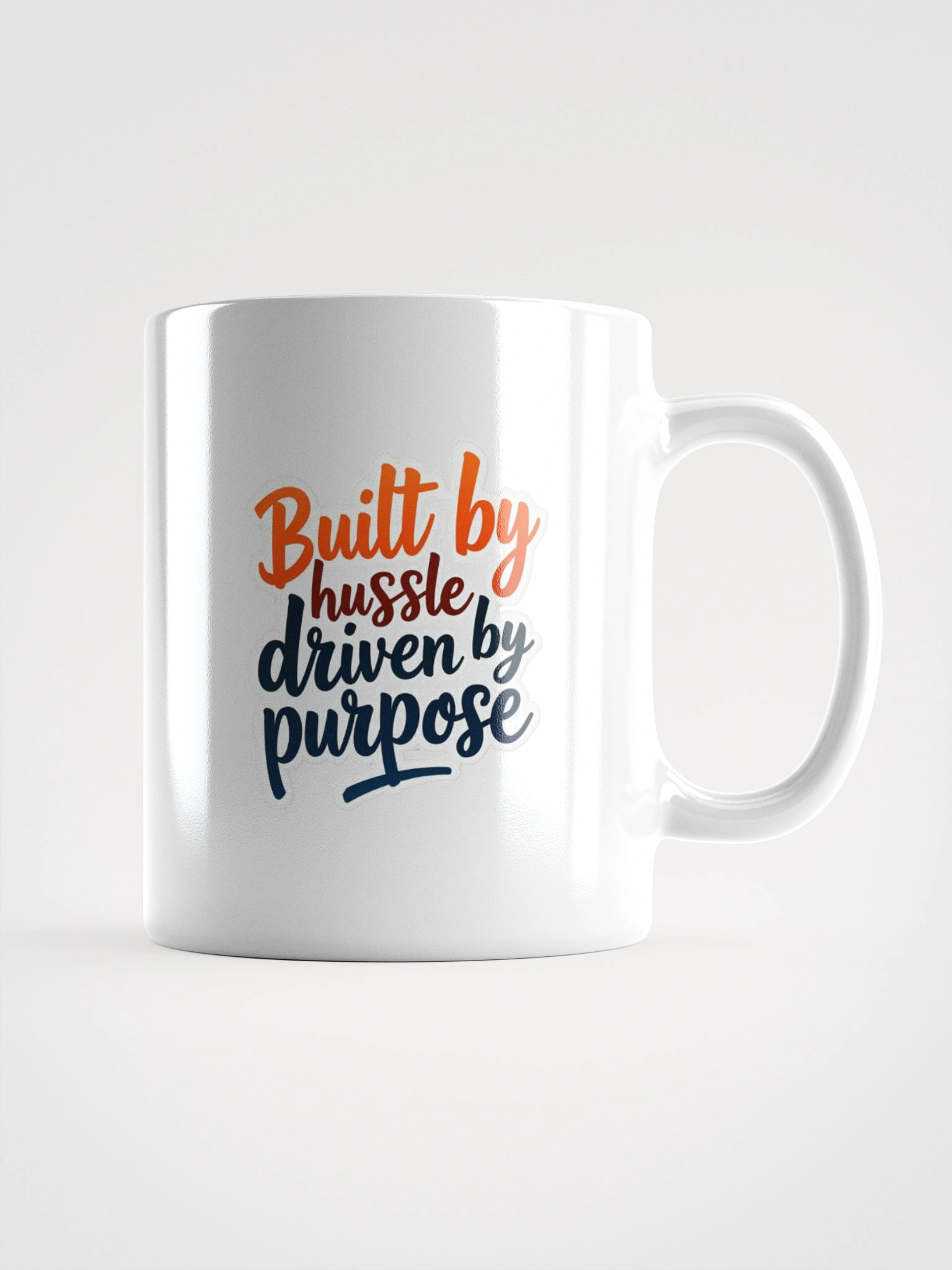 Hustle & Purpose White Mug product image (3)