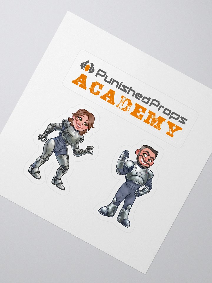 Punished Props Academy Sticker with Fallout Toons product image (2)