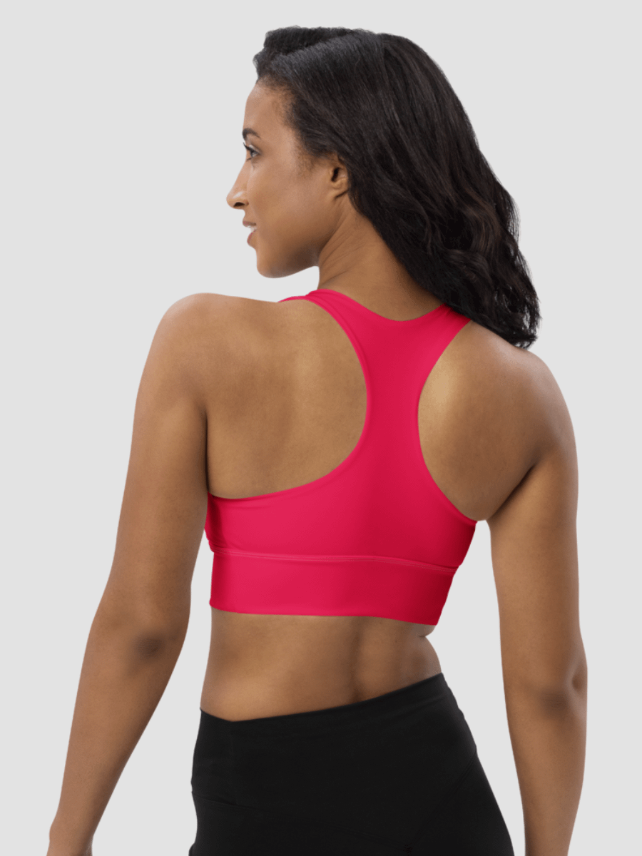 Longline Sports Bra - Electric Rose product image (4)