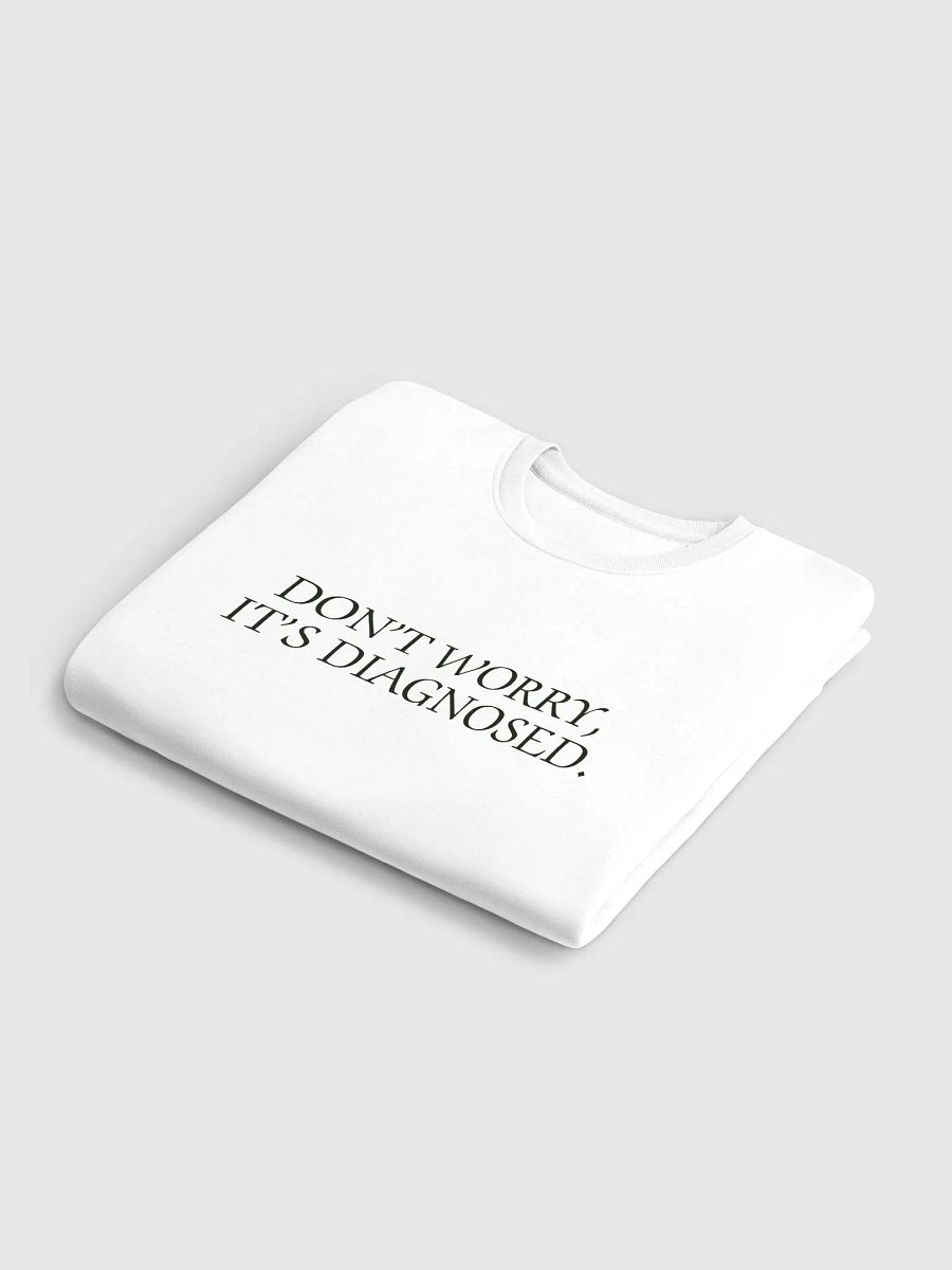 DW, IT'S DIAGNOSED. (black) printed eco crew product image (12)