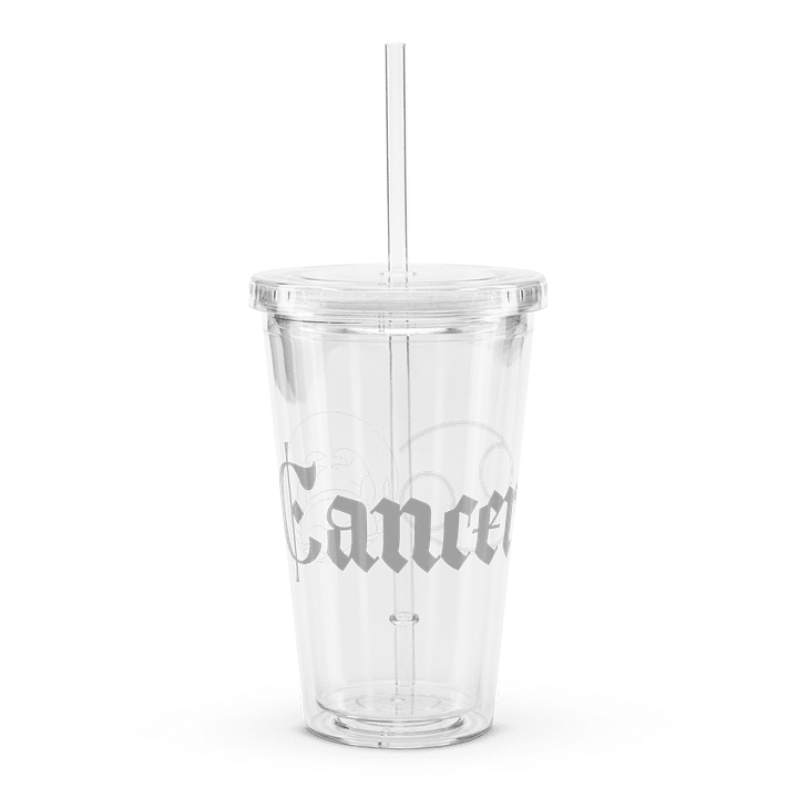 Zodiac Cancer Clear Tumbler product image (1)