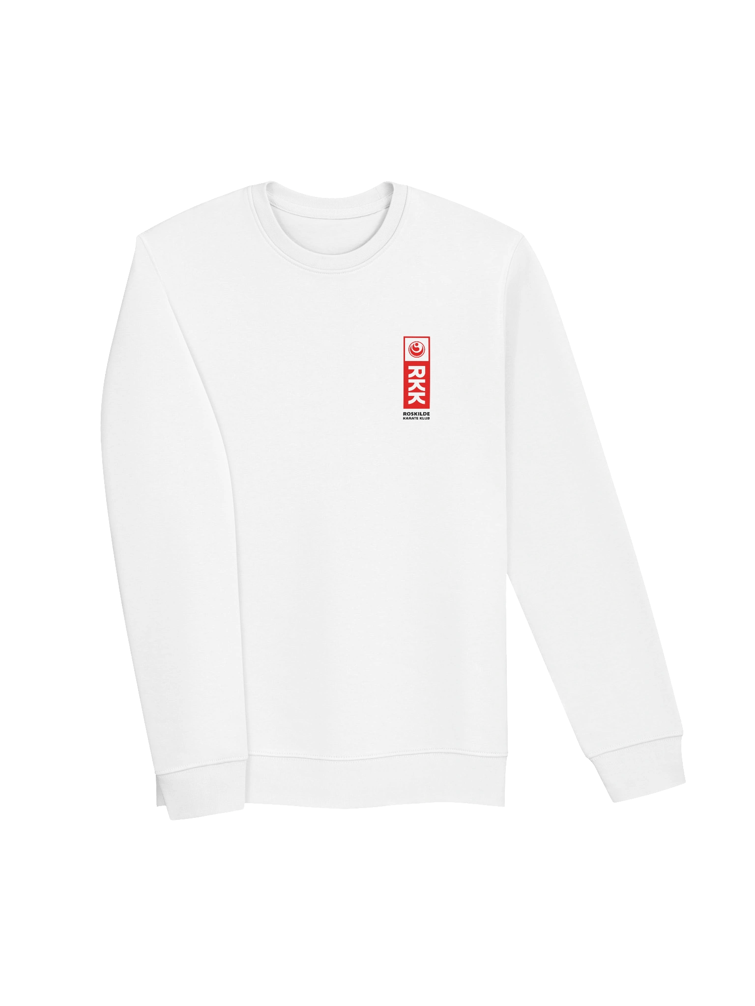 White Eco Sweatshirt, Unisex, RKK Logo product image (3)