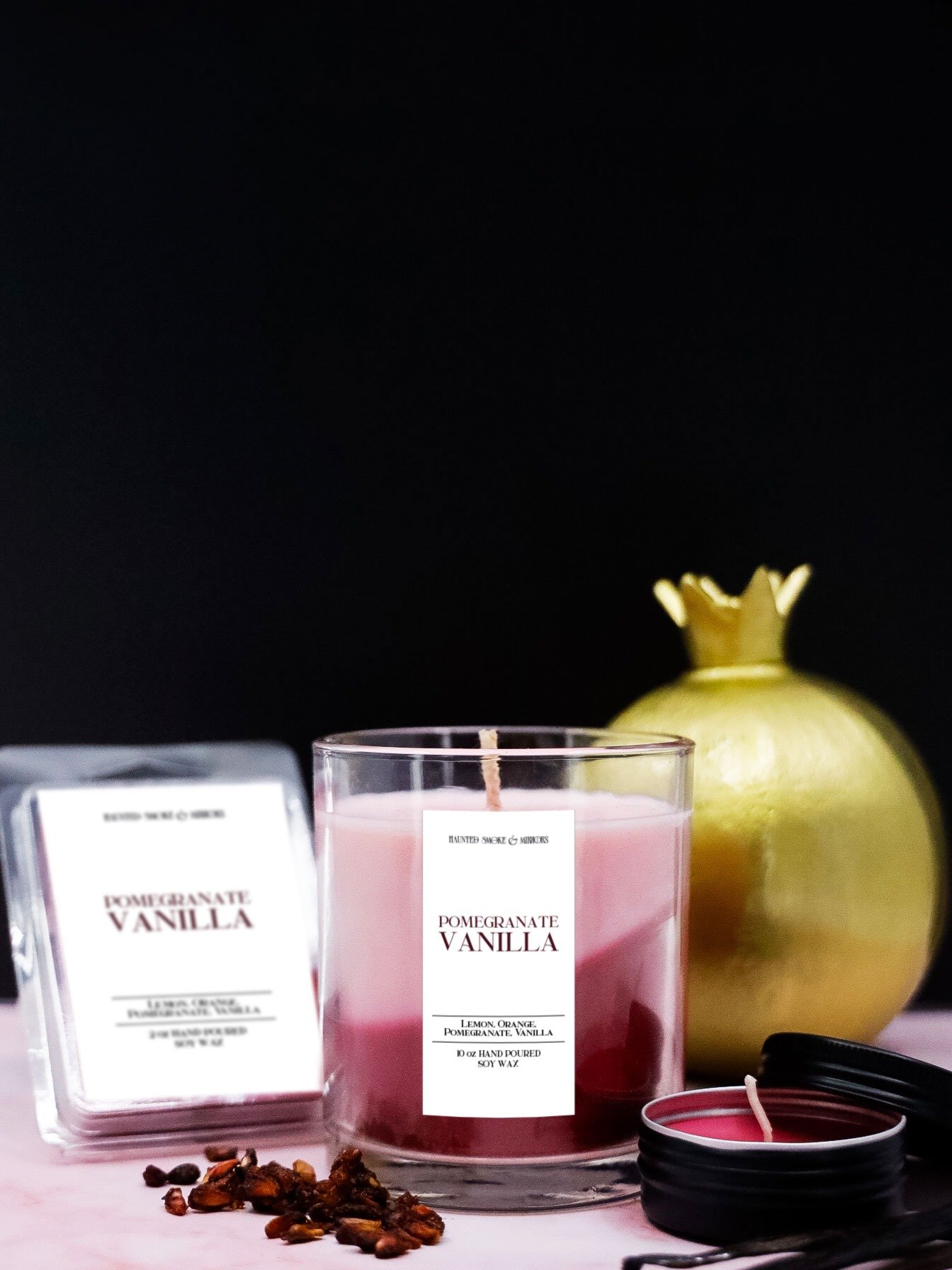 Pomegranate Vanilla Candle product image (3)