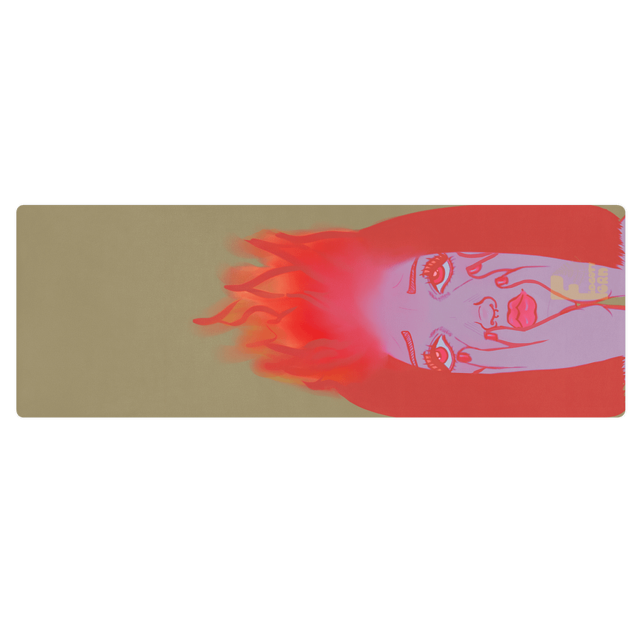 "Up in Flames" Yoga Mat product image (1)