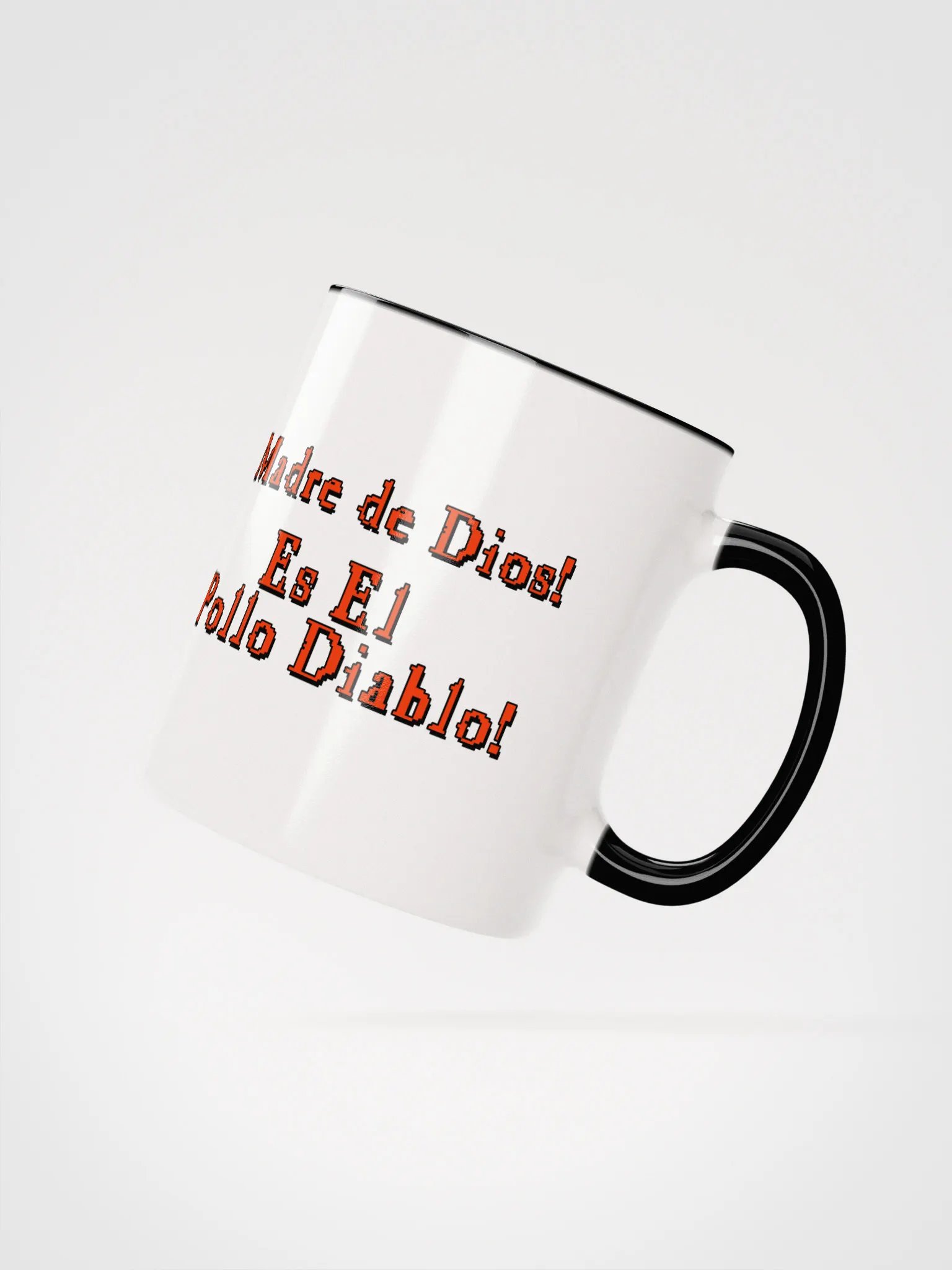 Devil Chicken Retro Pixel Art Mug product image (25)