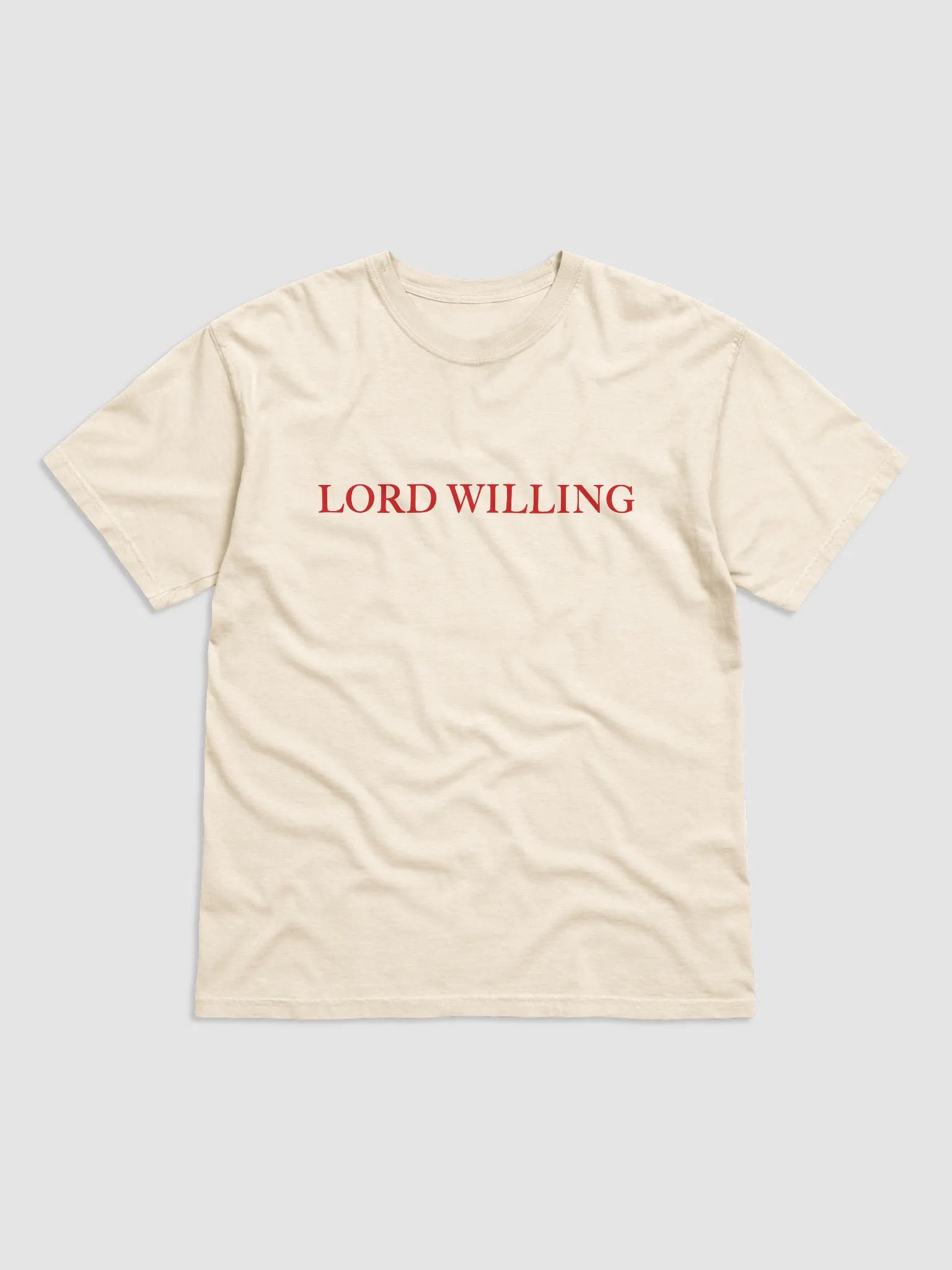 Lord Willing Red Letter product image (1)