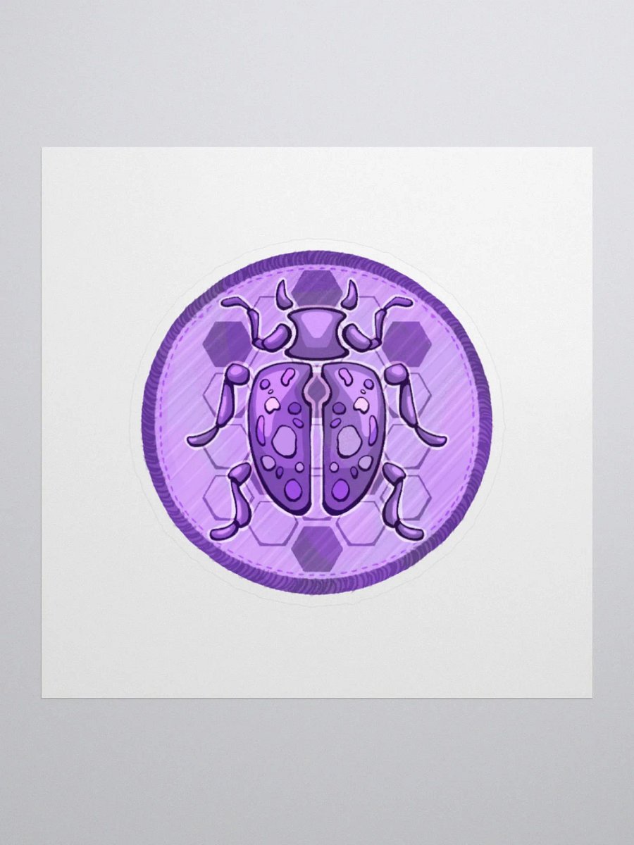 Lavender Ladybugs Sticker product image (1)