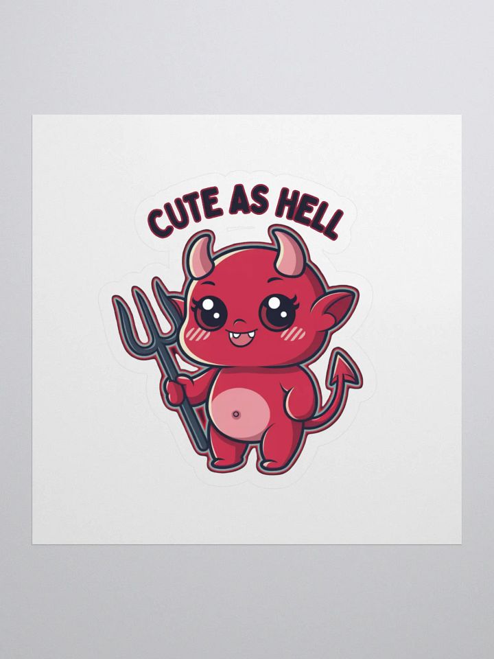 Cute As Hell - Sticker product image (1)