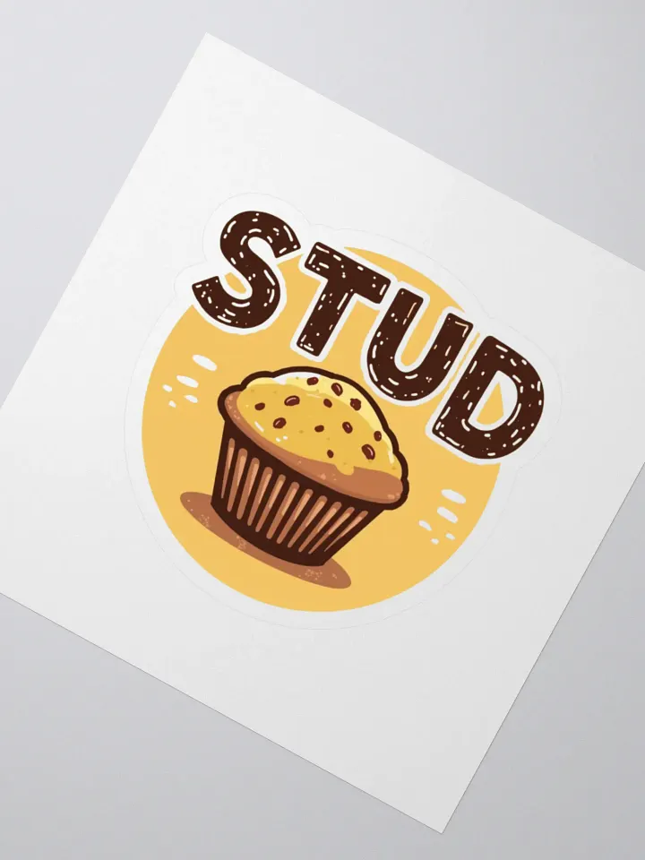 Stylish Muffin Stud Kiss Cut Stickers product image (2)