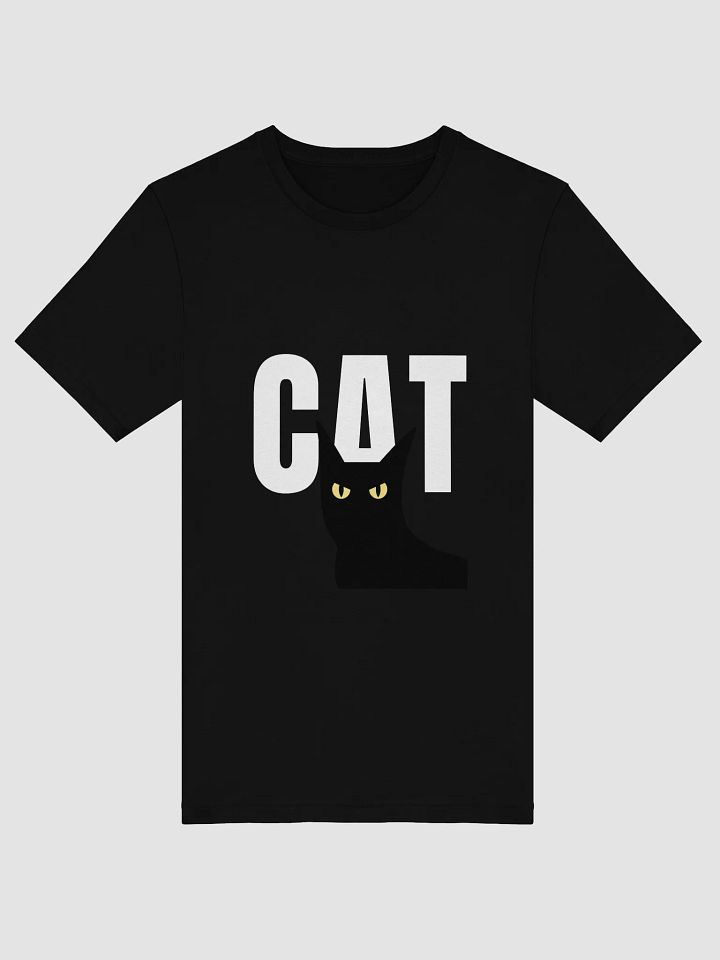 Mystic Cat Silhouette Tee – Elegant Feline Vibes product image (1)