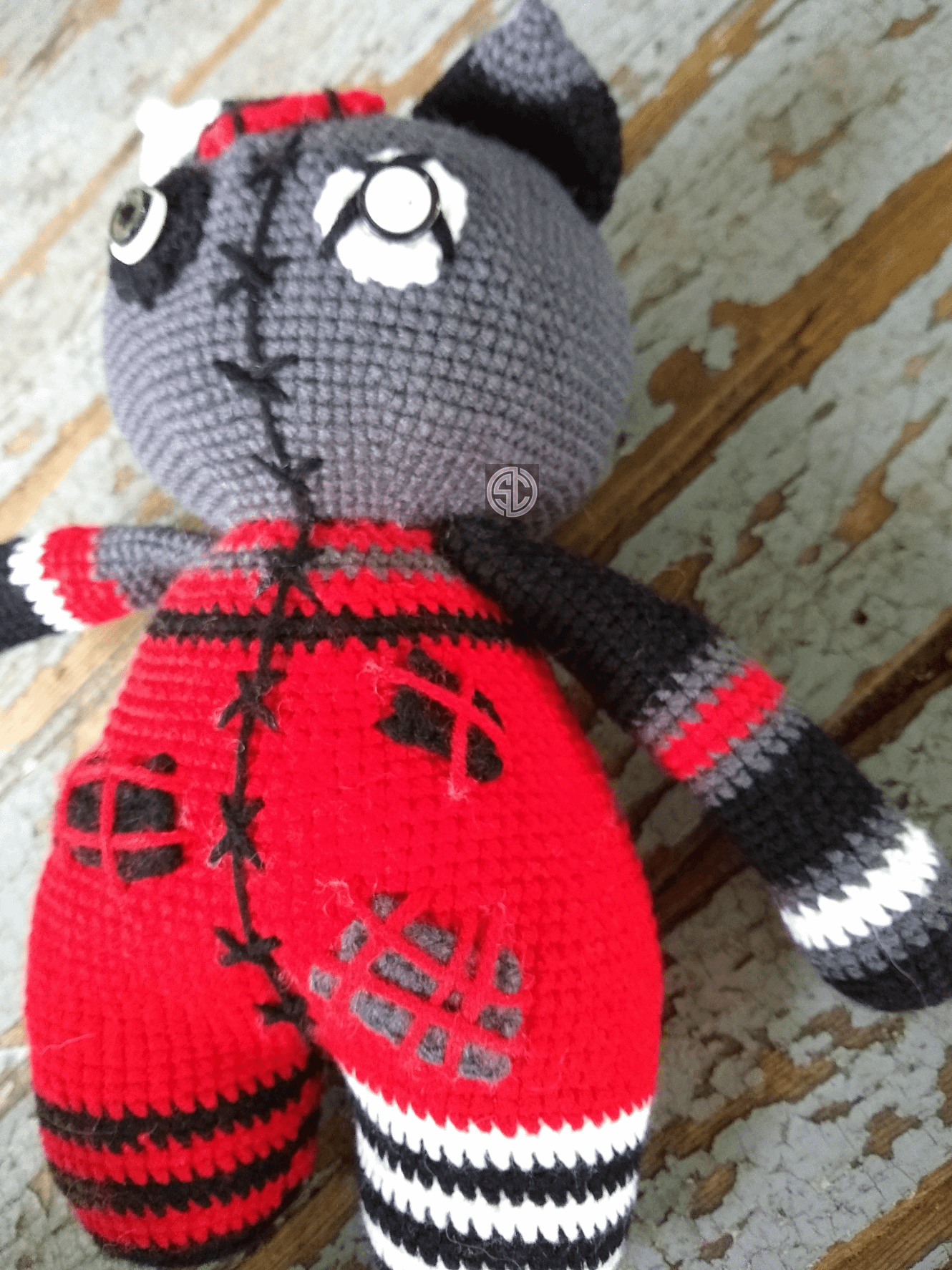 Crochet Large VooDoo Kitty 🐑 product image (3)