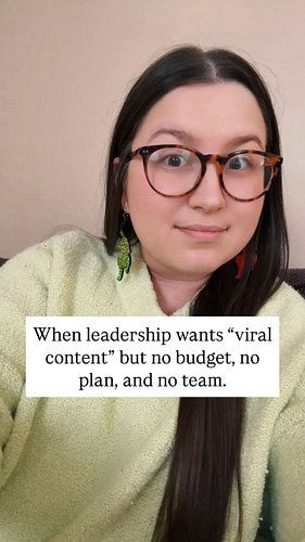 “Make it go viral” okay let me call the algorithm real quick…💅🏼 #viral #contentmarketingstrategy #nonprofit #digitalmarketer ...