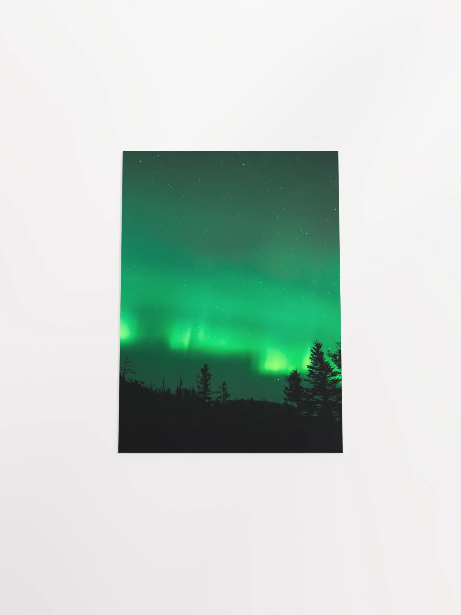 “Emerald Veil” – Northern Lights Art Print product image (4)