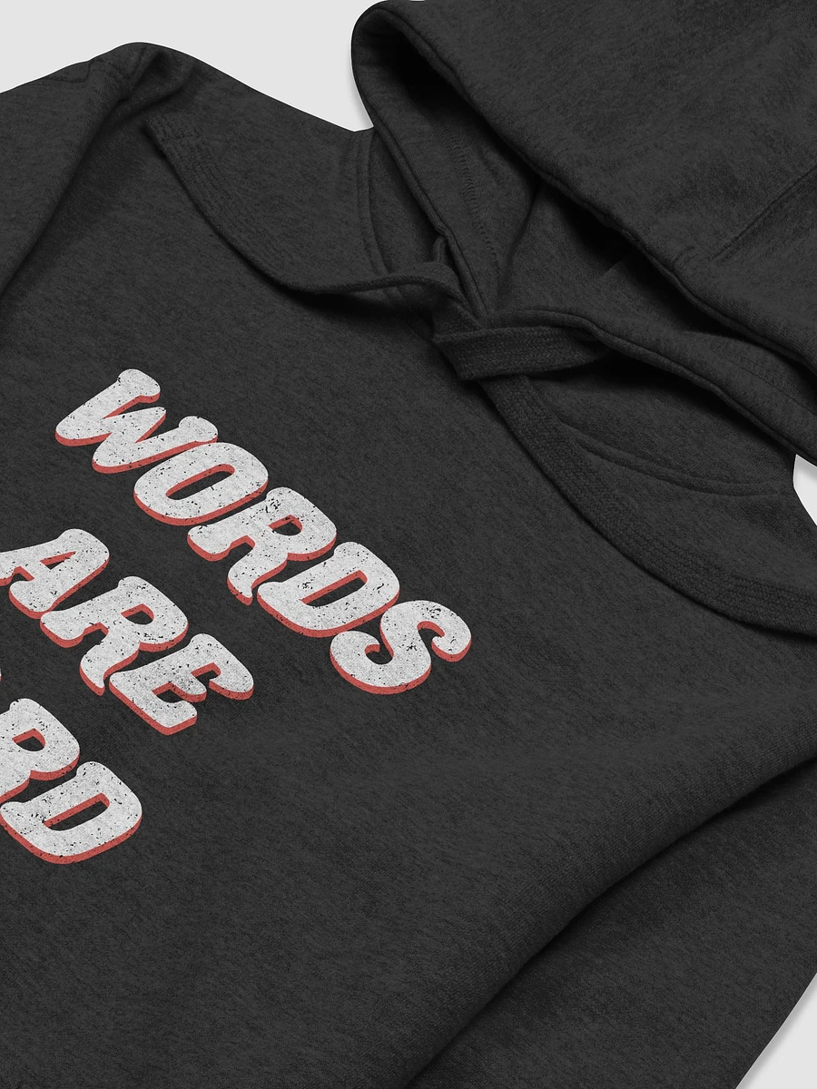 Words Are Hard Retro Hoodie product image (3)