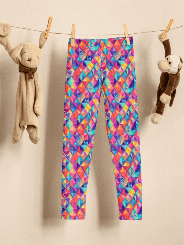 Colorful Diamonds JumpActive Dance Leggings product image (2)