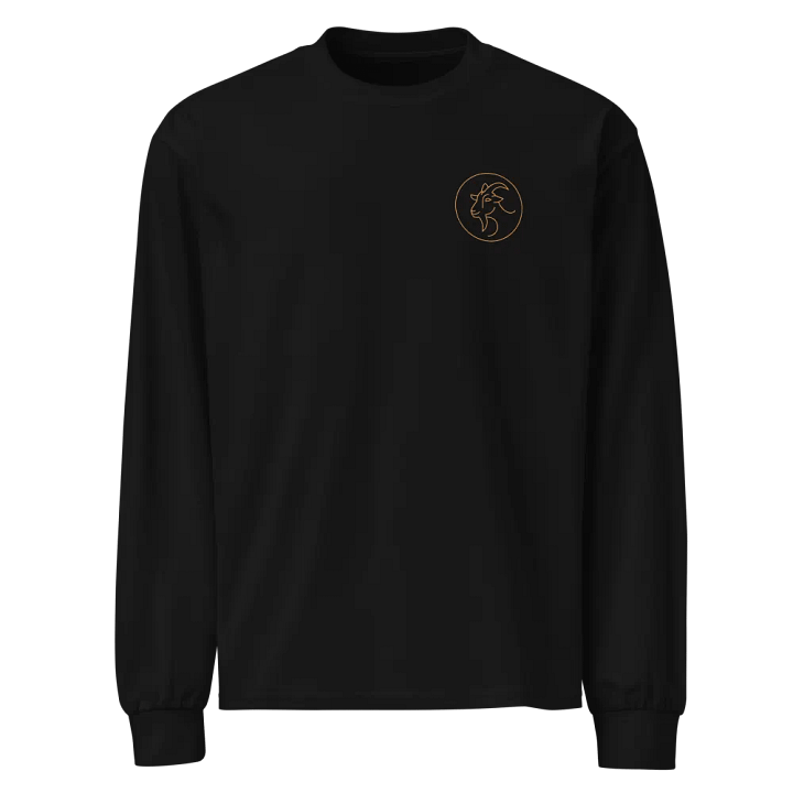 Minimalist Goat Head Circle Long Sleeve Shirt product image (1)