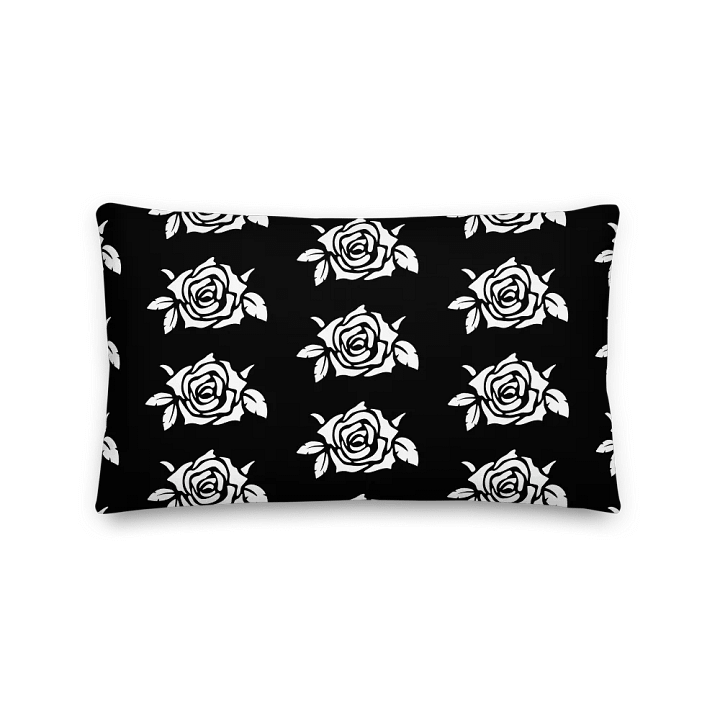 QoQ Rose Pillow (Black&White) product image (2)