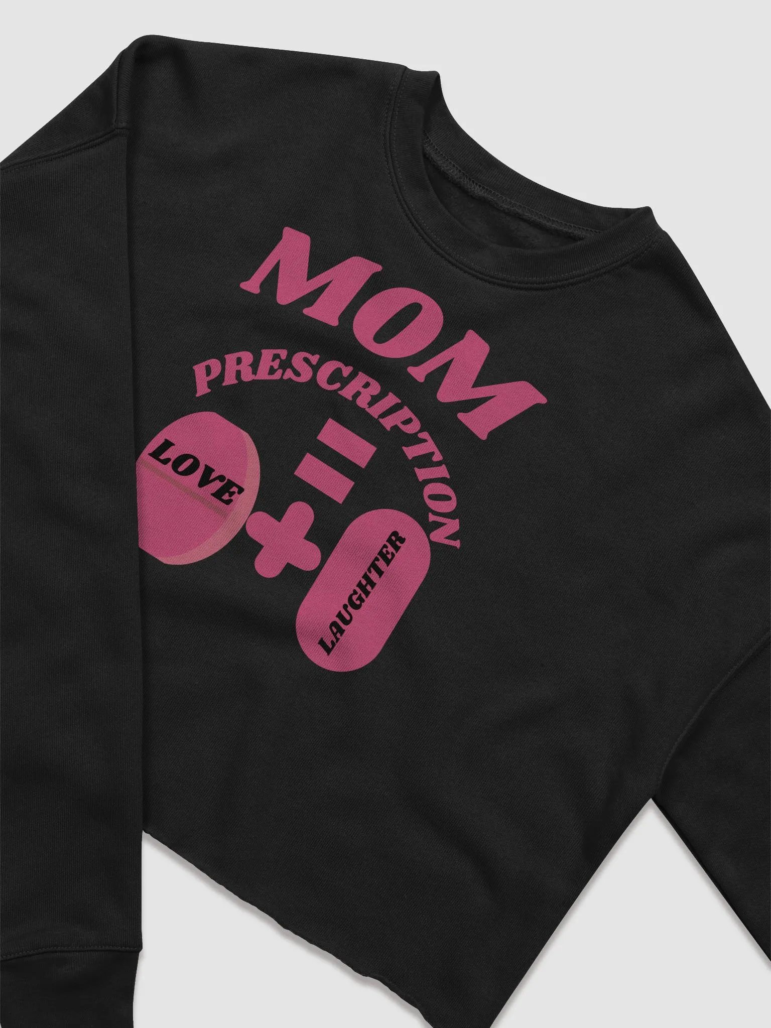 Mom's Prescription for Love and Laughter Crop Sweatshirt product image (7)