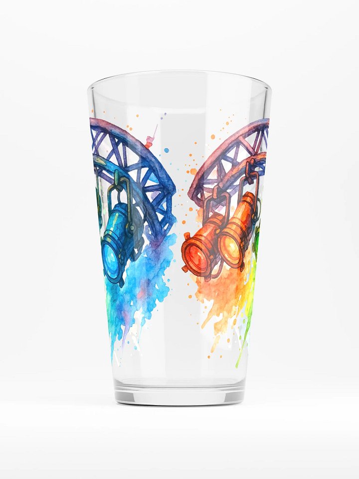 Theatrically Jerry: "Water-PAR II" Watercolor PAR Light Pint Glass product image (2)