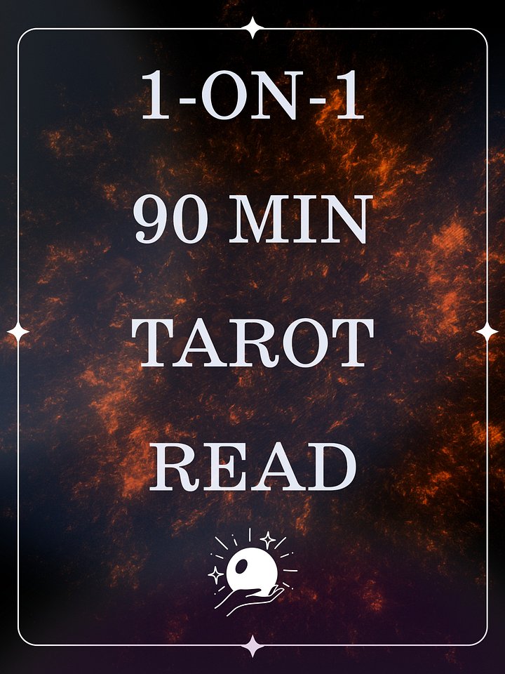 1-on-1 Tarot Read: 90min product image (1)