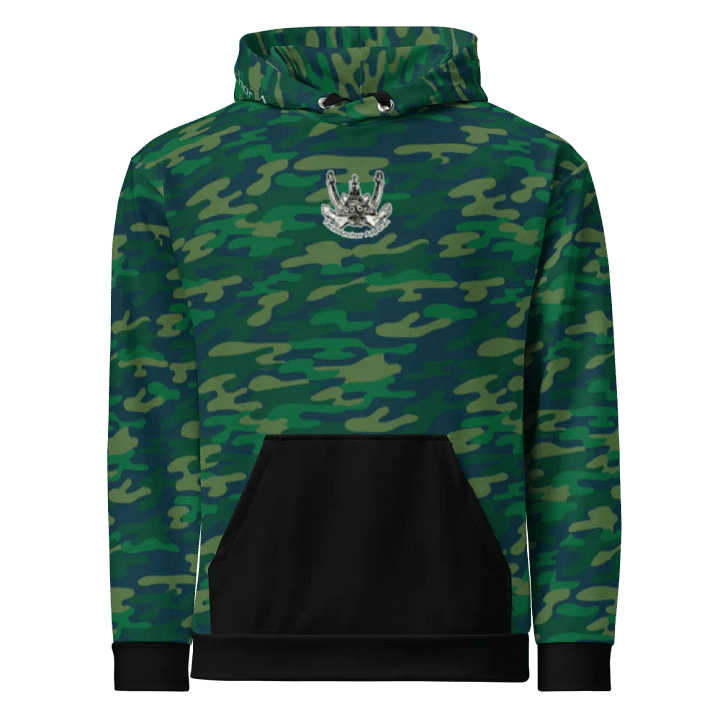 Teal Camouflage Anchor Hoodie product image (2)