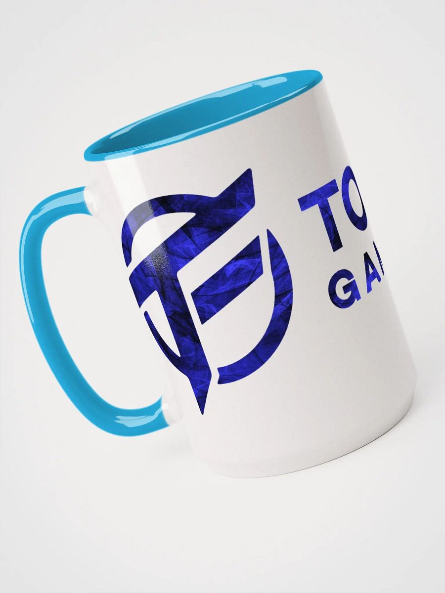 TopFrag™ Blue Spiral Ceramic Mug with Color Inside product image (4)