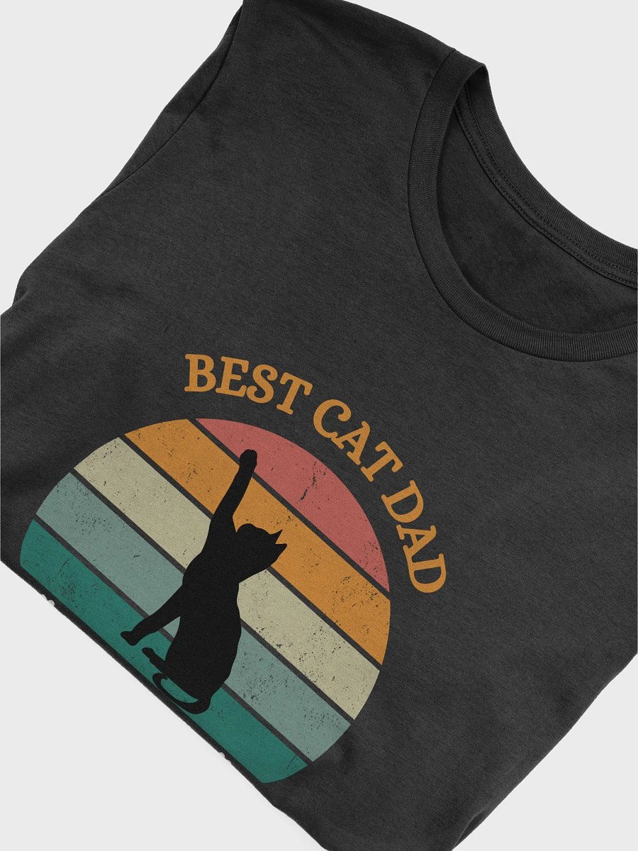 Colorful Cat Dad Graphic Tee product image (34)