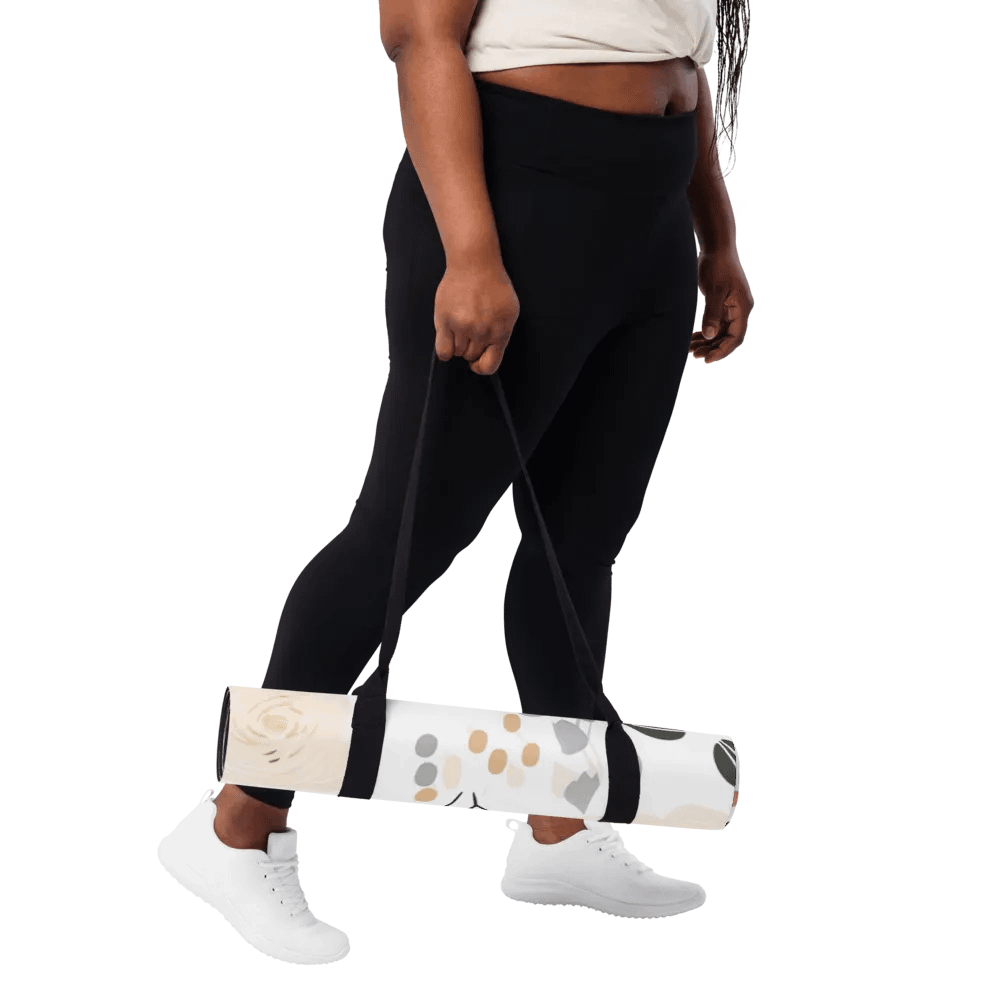 Antique Rose Doodle Yoga Mat product image (11)