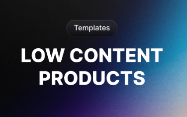 Low Content Products Templates product image (1)