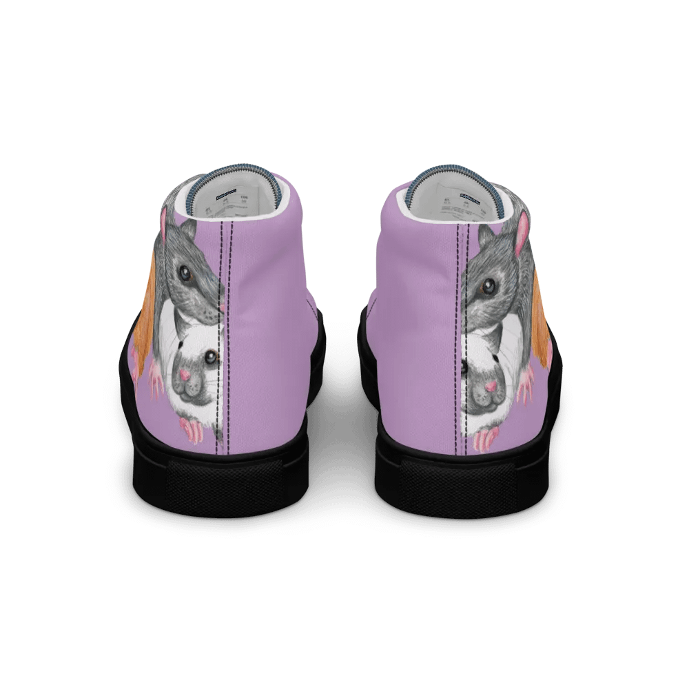 rat mischief High Top Canvas Shoes (womens) product image (11)