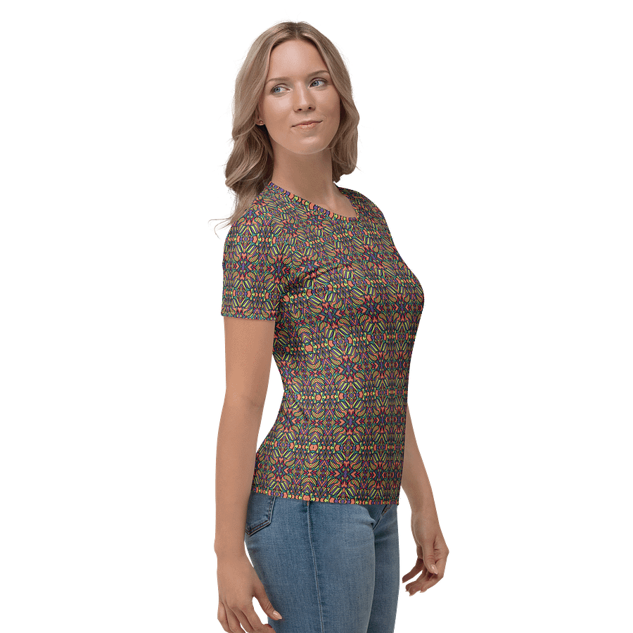 Vintage Circus Pop Art - All-Over Print Women's Crew Neck T-Shirt product image (4)