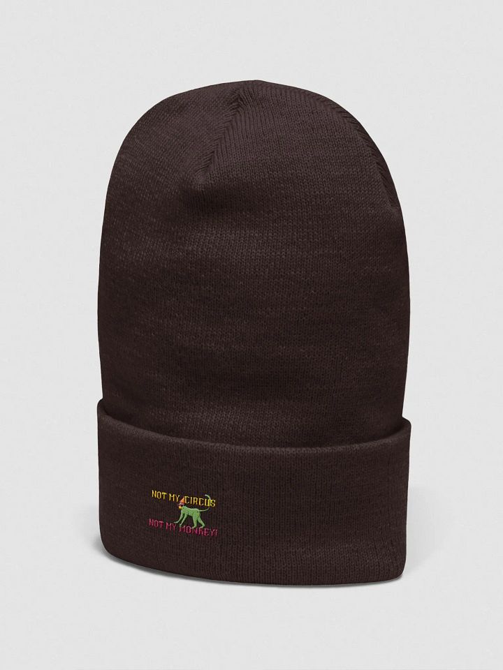 Not My Circus Embroidered Beanie product image (2)