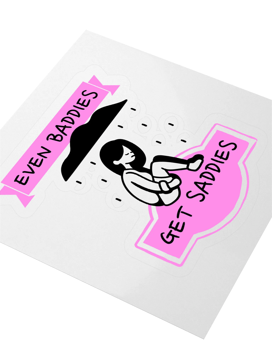 Baddies & SaddiesKiss Cut Stickers product image (9)