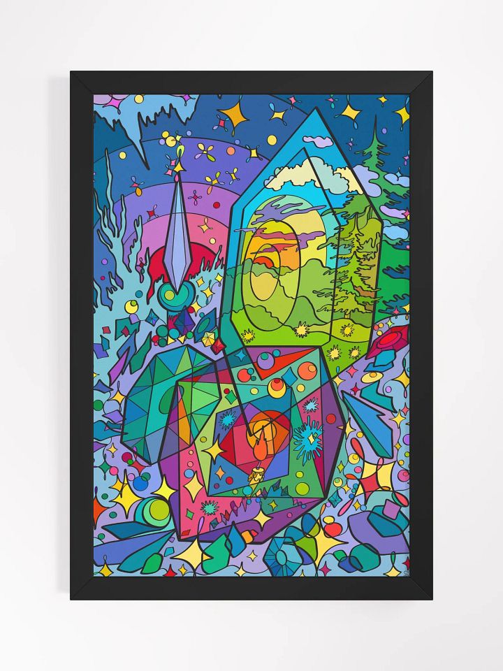 Kaleidoscopic Dreams Framed Poster - Prism of Times product image (5)