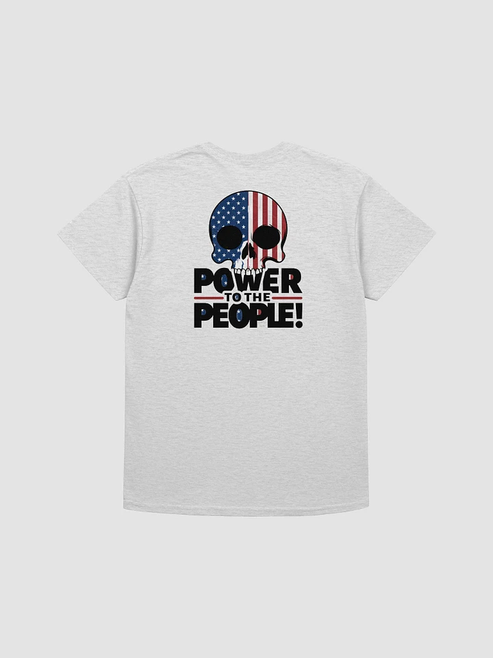 Power To The People Flag Skull T-shirt product image (22)