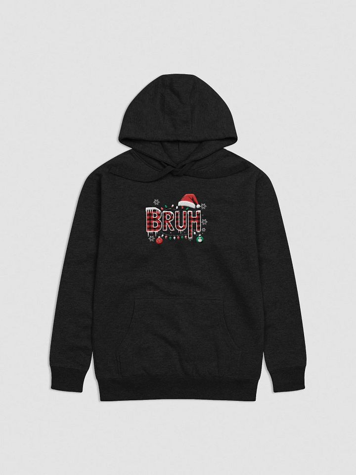 Embroidered Christmas BRUH Unisex Hoodie product image (2)