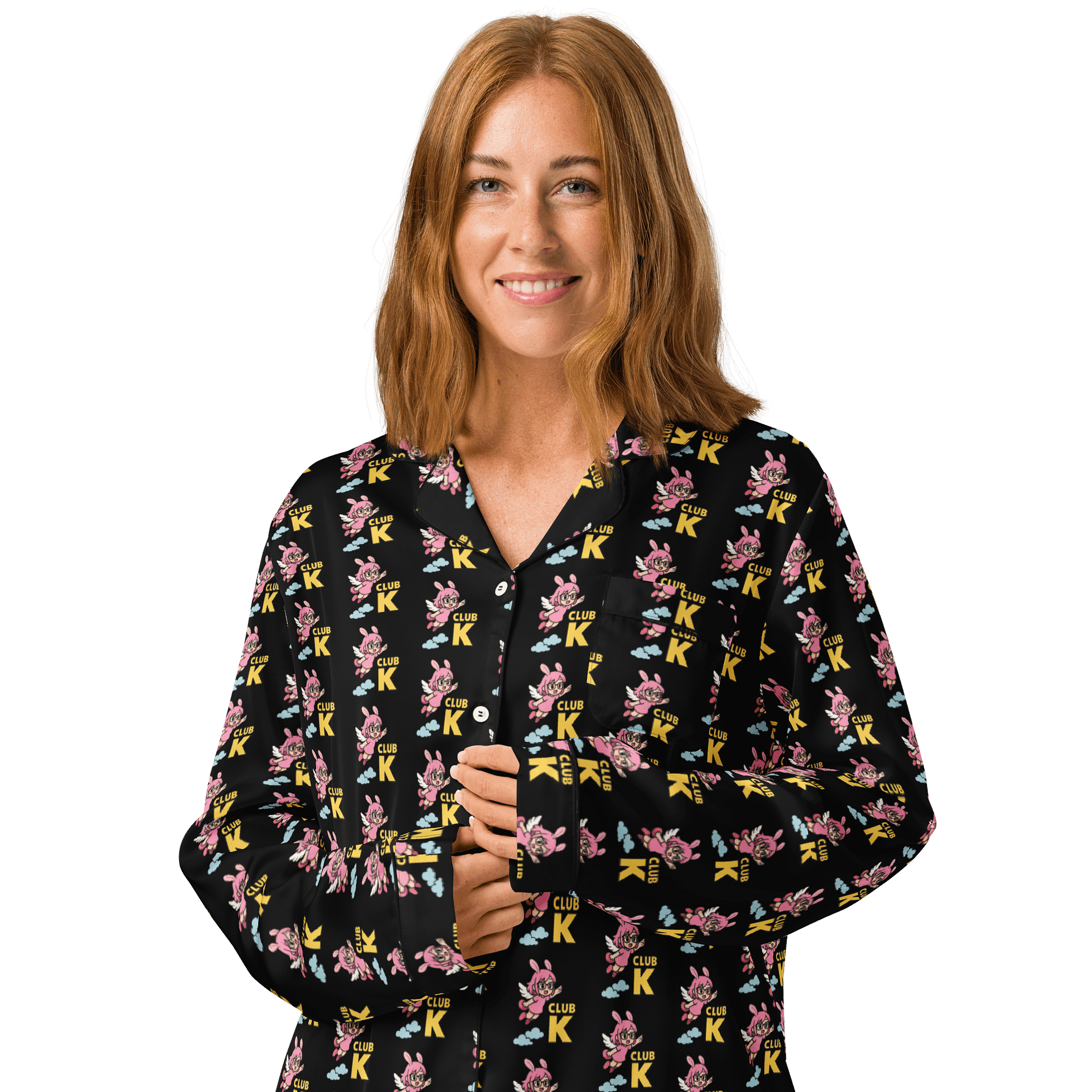 Super K's Club Women's Long Sleeve Pajama Top product image (3)