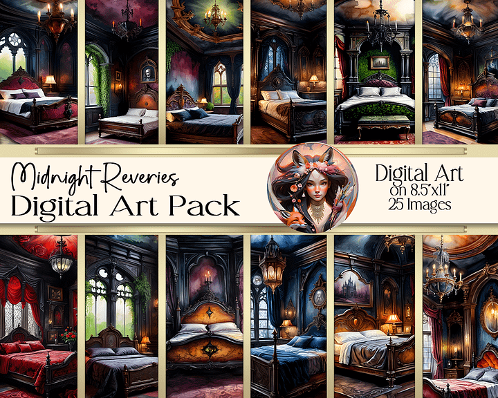 Midnight Reveries Digital Art product image (1)