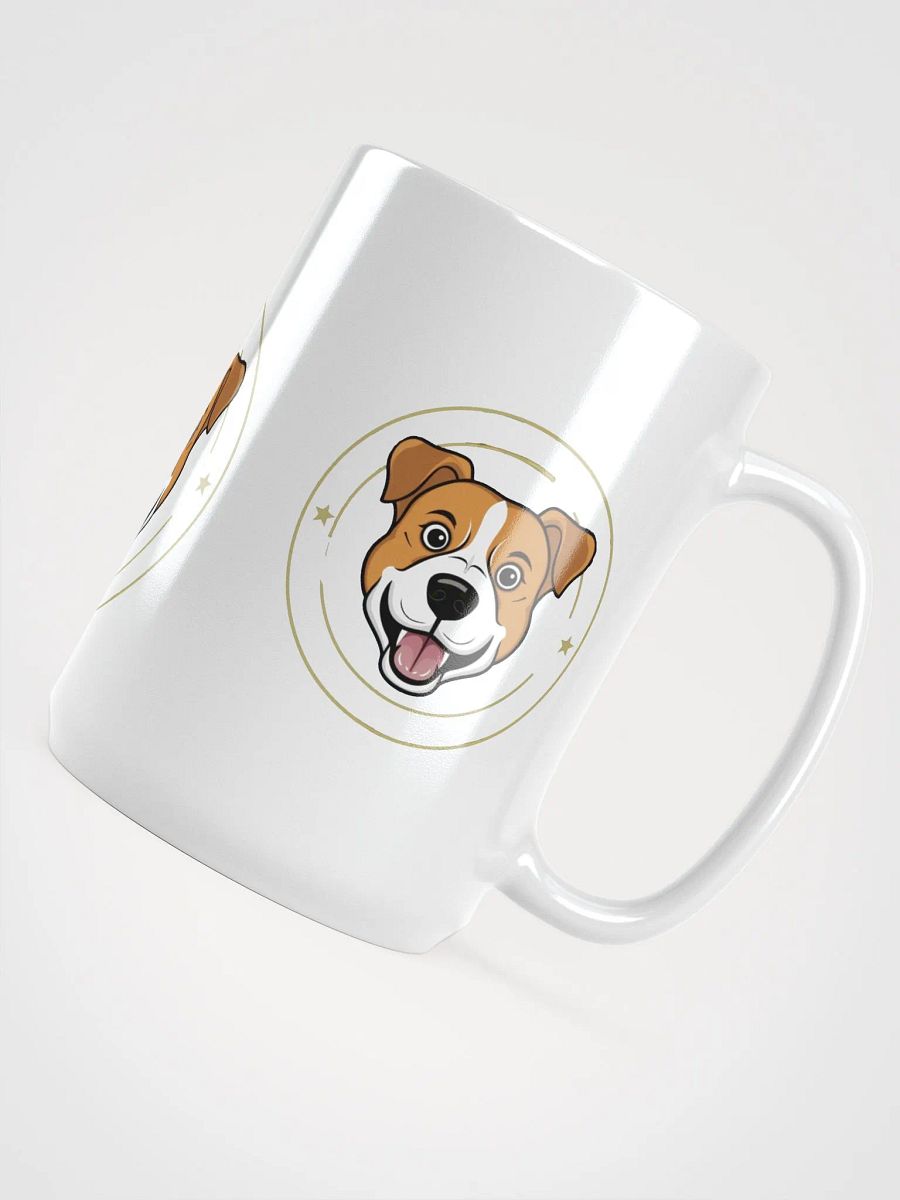 Happy Pup White Glossy Mug product image (4)