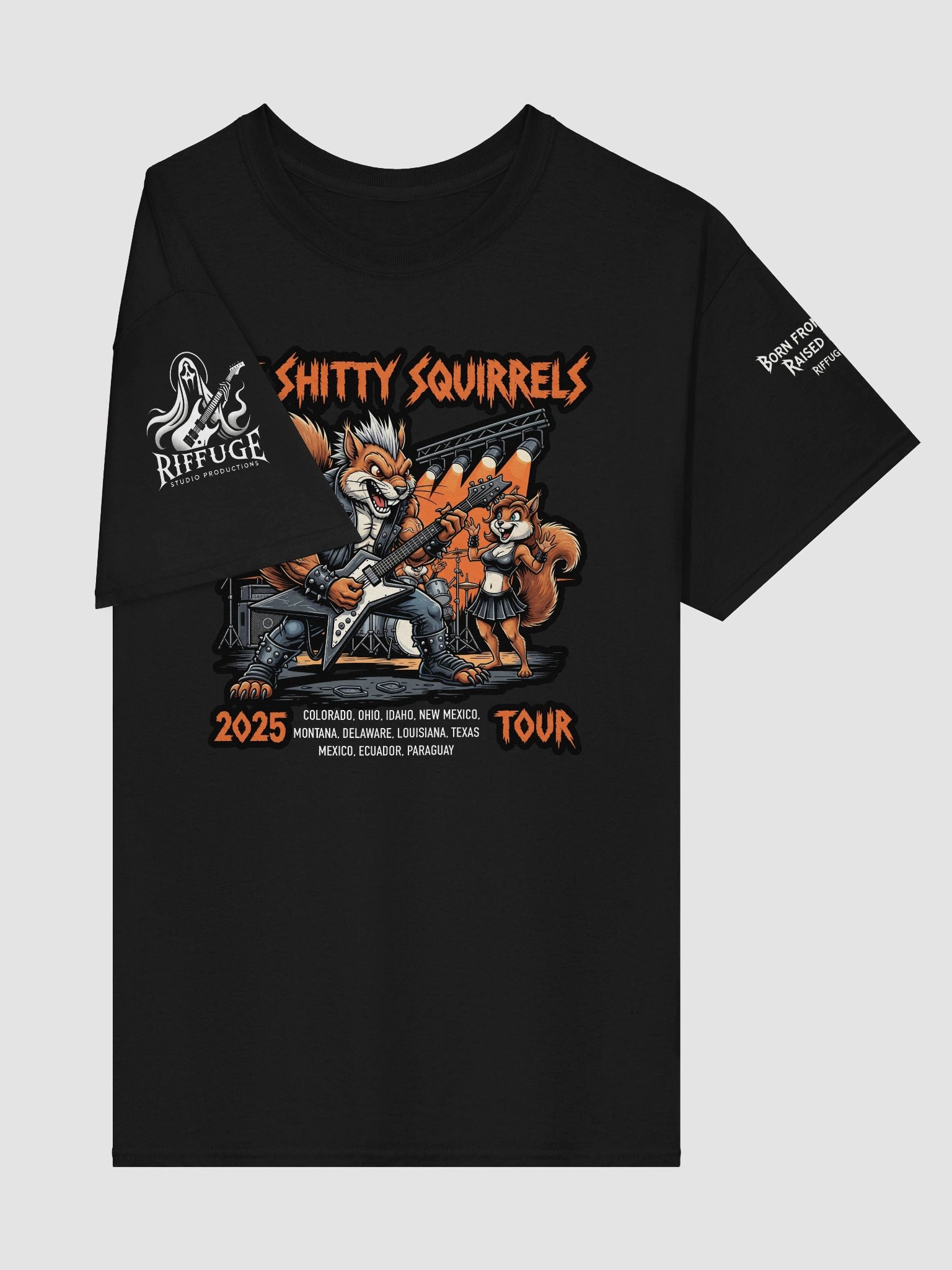 Sh*tty Squirrels Official 2025 Tour Shirt product image (4)