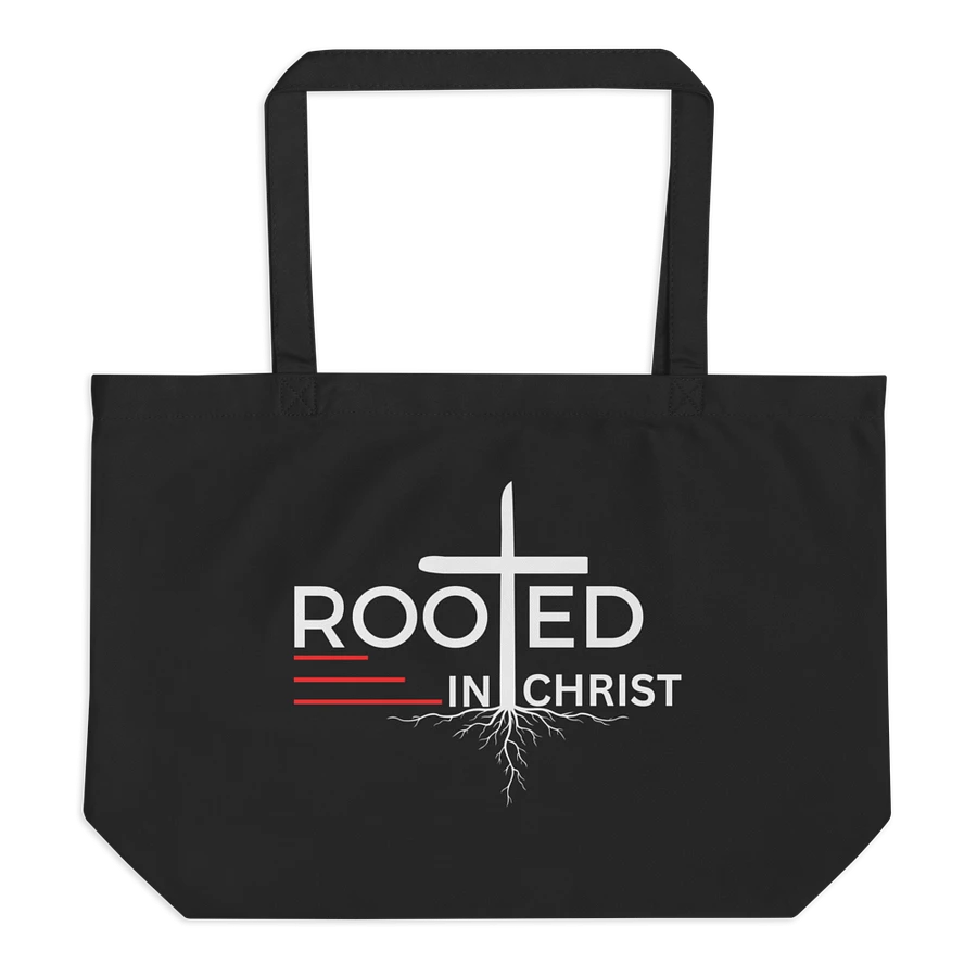 Rooted in Christ - Colossians 2:7 Organic Cotton Tote Bag product image (1)