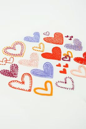 Visible Mending Hearts Embroidery Pattern - PAT2000_2 product image (1)